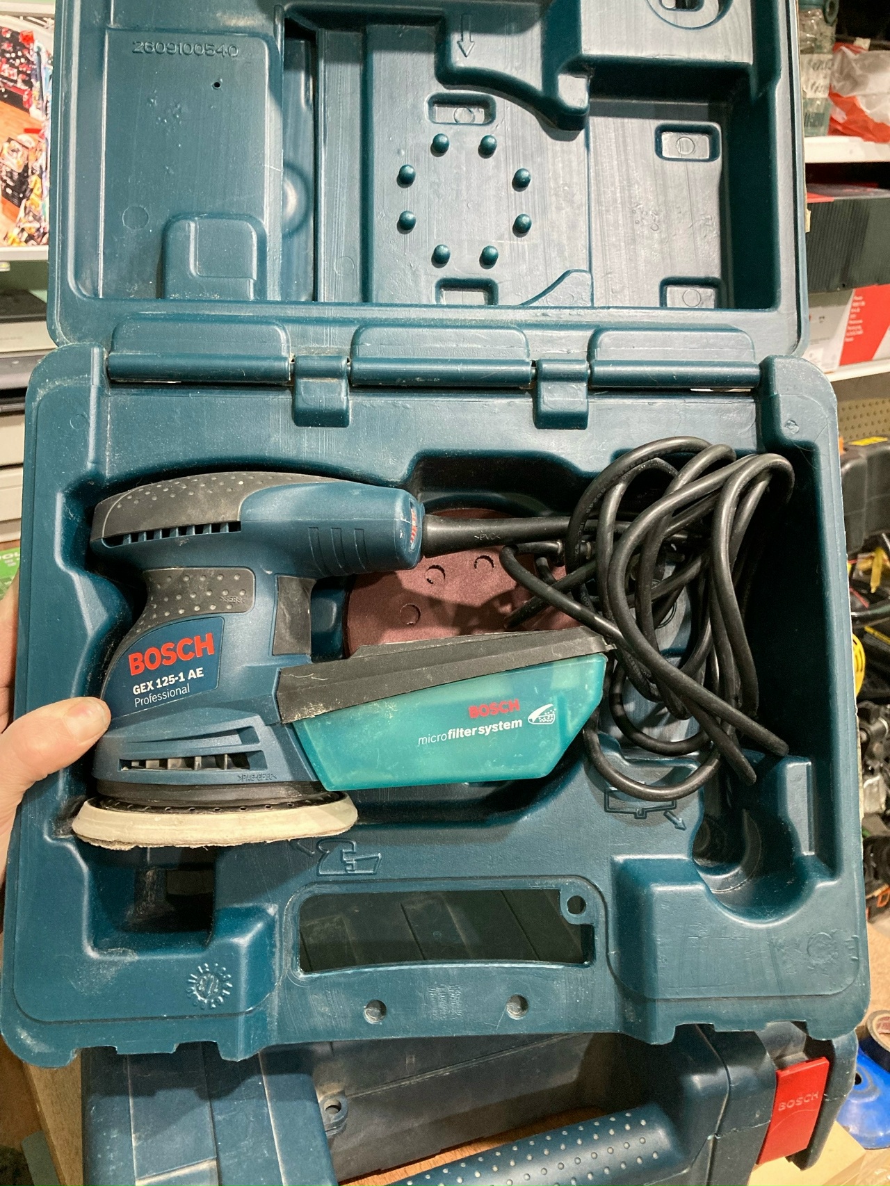 Эксцентриковая машинка Bosch gex 125-1 ae